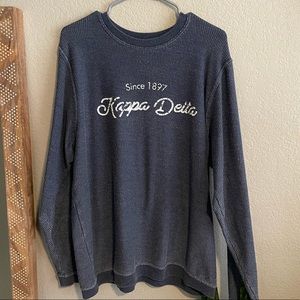 Kappa Delta Sweatshirt, L, Navy